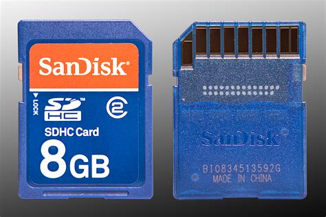 SD card .
